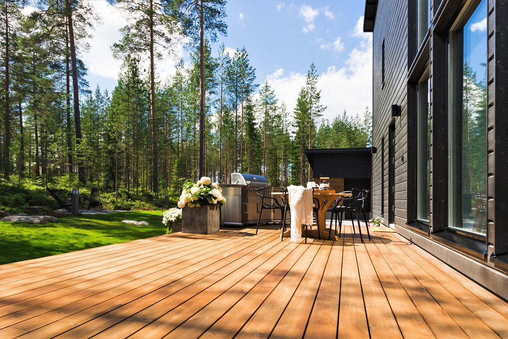 deska tarasowa sosnowa ryflowana